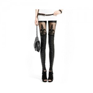 Zacoo Women's Faux PU Leather Punky Leggings Size XL Black Zacoo Women's Faux PU Leather Punky Leggings Size XL Black