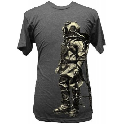 Men's Annex Explorer Sea Diver Steampunk Art Victorian Colonial Tee Shirt