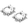 Aroncent 3/5 Pairs Stainless Steel Mens Womens Stud Earring Piercing Spike Rivet Cone Taper Ear Stud