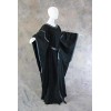 Medieval Bell Sleeve Dress Gown SCA Game of Thrones Cosplay Costume (Small, Black)