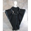 Medieval Bell Sleeve Dress Gown SCA Game of Thrones Cosplay Costume (Small, Black)