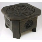 Celtic Pentagram Altar Table 7 1/2"