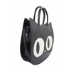 Banned Apparel Kawaii Gothic Lolita Big Eyed Big Eye Cat Black Cat Face Handbag