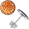 Body Candy Hot Pepperoni Pizza Stud Earrings