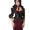 California Costumes Lady Of The Manor, Black/Burgundy, Large Costume