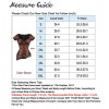 Charmian Women's Spiral Steel Boned Goth Retro Overbust Steampunk Bustier Corset Brown XXXX-Large