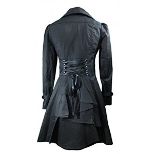 CS -Rainy Night in Paris- Black Victorian Gothic Corset Vintage Style Jacket (P18) CS -Rainy Night in Paris- Black Victorian Gothic Corset Vintage Style Jacket (P18)