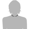 Daesar Womens Choker Necklace Stainless Steel Velvet Gothic Square Collar Chain Black Silver 32.8+5.8CM