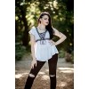 Dare to Wear Victorian Gothic Boho Women's Plus Size Angel Corset Top White/Silver 4X