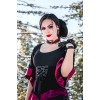 Dare To Wear Victorian Gothic Boho Women's Plus Size Treasure Corset Top in Black 3X