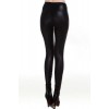 Lace-up Faux Leather Gothic Tight Pants