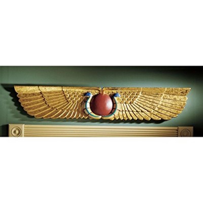 Design Toscano Egyptian Temple Sculptural Wall Pediment