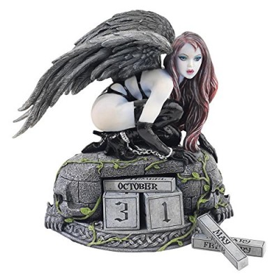 Design Toscano The Gothic Temptress of Time Perpetual Calendar Statue