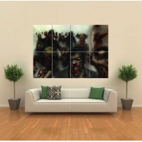 VECTOR GOTHIC ZOMBIE HORROR MONSTERS GIANT WALL ART PRINT PICTURE POSTER G1212