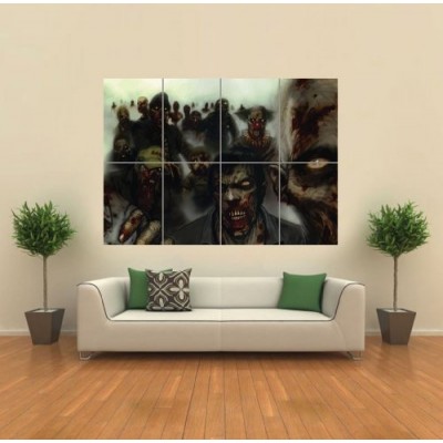 VECTOR GOTHIC ZOMBIE HORROR MONSTERS GIANT WALL ART PRINT PICTURE POSTER G1212