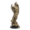 Ebros Byzantine Catholic Church Archangel Raphael With Staff And Healing Oil Statue 8"Tall Saint Rafael The Archangel God's Healing Decorative Figu...