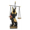 Ebros Classical Egyptian God Of The Afterlife Anubis Holding The Scales of Justice Statue 7.75"Tall Jackal Dog Deity Anubis Weighing Heart Against ...