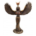 Ebros Egyptian Theme Isis With Open Wings Goddess of Magic and Nature Bronzed Statue Sculpture