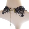 Eternity J. Vintage Fringed Rhinestone Pendant Gothic Necklace Victorian Lolita Palace Princess Choker