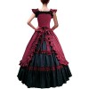 Partiss Women Evening Gothic Lolita Dress,small,winered