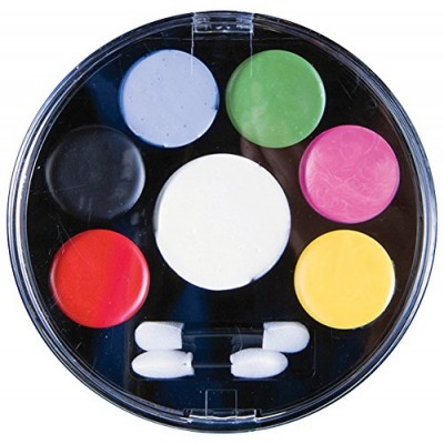 Forum Novelties - Day of The Dead Face Paint Makeup Kit, Net Wt. 14 g/.5 Oz