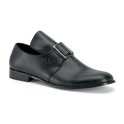 Funtasma by Pleaser Men's Halloween Pilgrim-10,Black Polyurethane,M (US Men's 10-11 M)