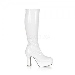 Funtasma by Pleaser Women's Exotica-2000 Boot,White Stretch Patent,9 M Funtasma by Pleaser Women's Exotica-2000 Boot,White Stretch Patent,9 M