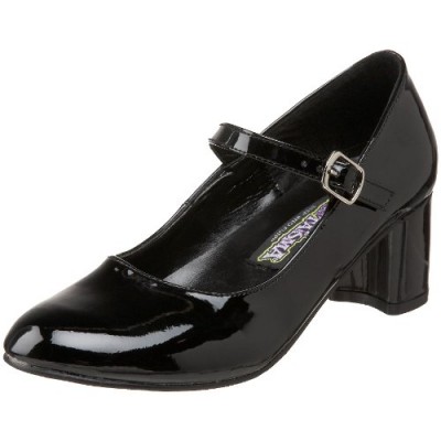 Funtasma by Pleaser Women's Schoolgirl-50 Mary Jane,Black Patent,11 M US