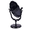 Black Butterfly Desktop Mirror Rotatable Gothic Small Size Rose Makeup Stand