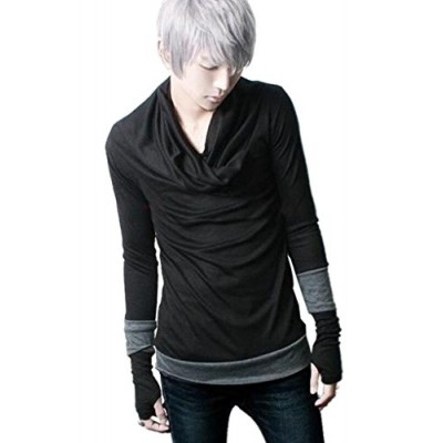 Gothic Punk Long Sleeve T-Shirt Shawl 