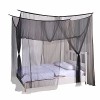 Heavenly 4-Post Bed Canopy, Black