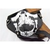 Cosplay Noctilucence Skull Leather Face Mask Costume Mouth Muffle
