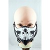 Cosplay Noctilucence Skull Leather Face Mask Costume Mouth Muffle