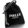 INBLUE Men's Stainless Steel Ring CZ Silver Tone Black Red Skull Size9