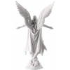 Ascending Angel Statue Sculpture 11" Tall (White)