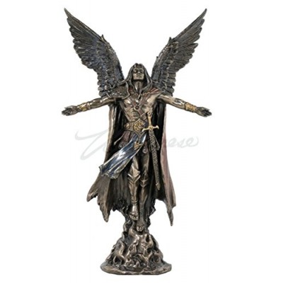 Ascending Saint Michael Archangel Statue 11-inch