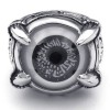 KONOV Stainless Steel Gothic Dragon Claw Evil Eye Ring
