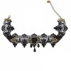 LEFINIS Black Rose Bead Popular Girl Gothic Lolita Black Lace Collar Choker Necklace