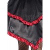 Leg Avenue Women's Victorian Vamp Steampunk Costume, Black/Burgundy, Small