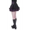 Lolita Charm Women's Punk Lolita Nana Skirt-One Size-Black and Purple