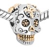 LovelyJewelry Day of the Dead Decorated Rose/heart /Cross Skull Bead-dia De Los Muertos For Bracelets