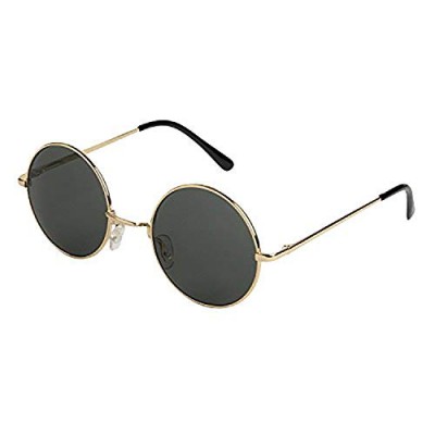 Mechaly Classic Lennon Style Gold Sunglasses