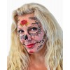 Black Lacey Web Sugar Skull Day of the Dead Temporary Face Tattoo