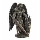 Pacific Giftware Saint Michael Slaying The Evil Dragon Mighty Warrior and Protector San Miguel Statue (10 inch)