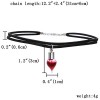 Halloween's Vampire Blood Vial Double Layer Cord Choker Necklaces