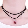 Halloween's Vampire Blood Vial Double Layer Cord Choker Necklaces