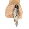 PiercingJ 1pc Men's Armor Knuckle Full Finger Double Ring Punk Rock Gothic Jewel.