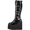 Pleaser Women's Swing-815 Knee-High Boot,Black Patent,8 M US
