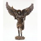 12.75 Inch Archangel Uriel with Spear Religious Resin Statue Figurine