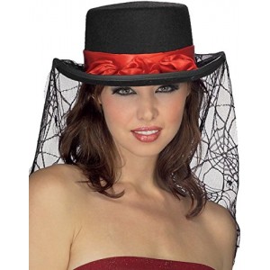 Gothic Rose Top Hat Adult Gothic Rose Top Hat Adult